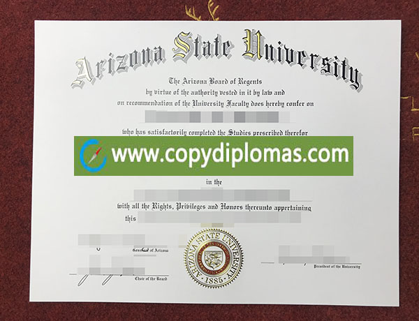 Arizona State University degree