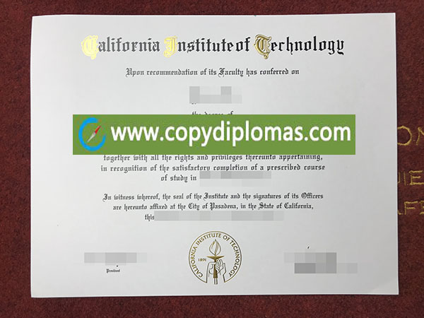 California Institute Technology degree