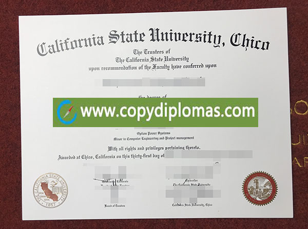 CSU Chico diploma