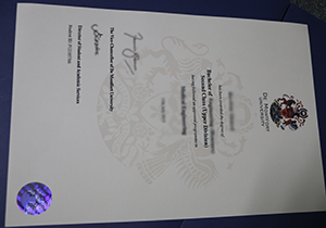 De Montfort University diploma sample