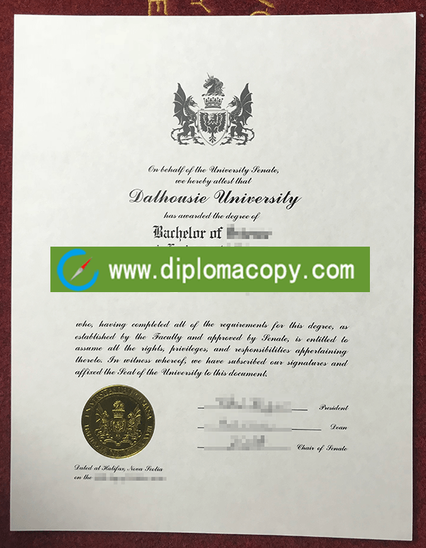 buy fake Dalhousie University degree