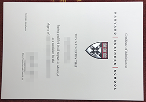 Harvard Business School diploma