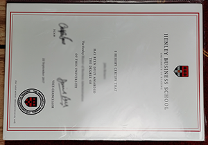 Buy fake Henley Business School diploma