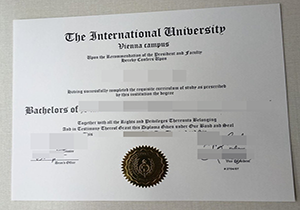 Buy fake IU Vienna diploma