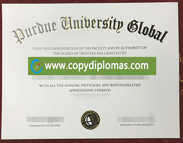 Purdue University Global diploma