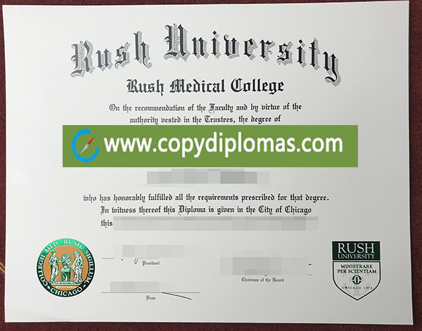 Rush University diploma