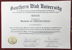 buy fake Southern Utah University diploma