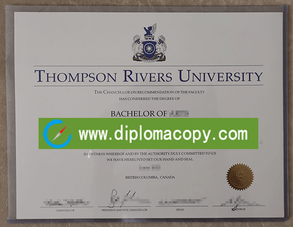 fake degree of Thompson Rivers University