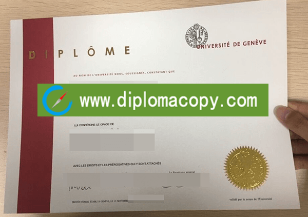 Buy fake University of Geneva degree