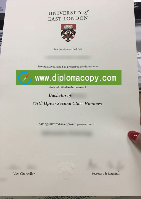 obtain University of East London fake diploma