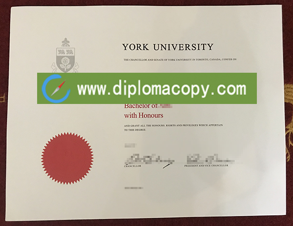 Buy fake York University degree