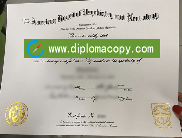 ABPN diploma