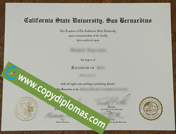 CSUSB degree