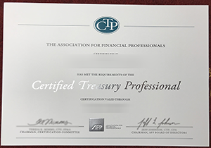 CTP certificate sample