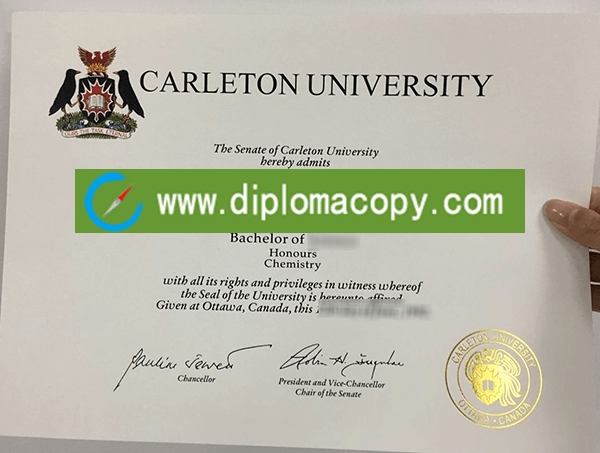 Buy fake Carleton University diploma