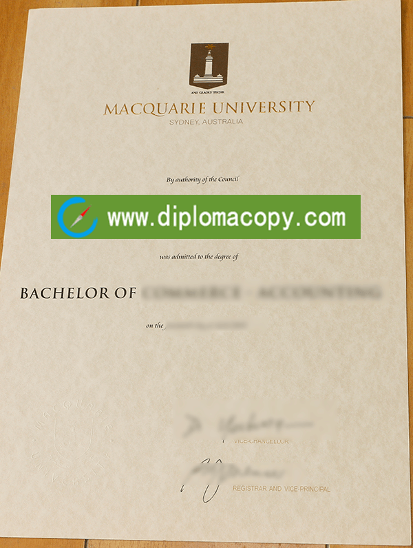 Macquarie University diploma