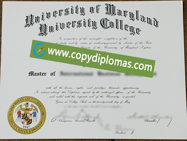 University of Maryland degree