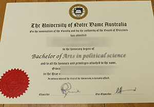 University of Notre Dame diploma