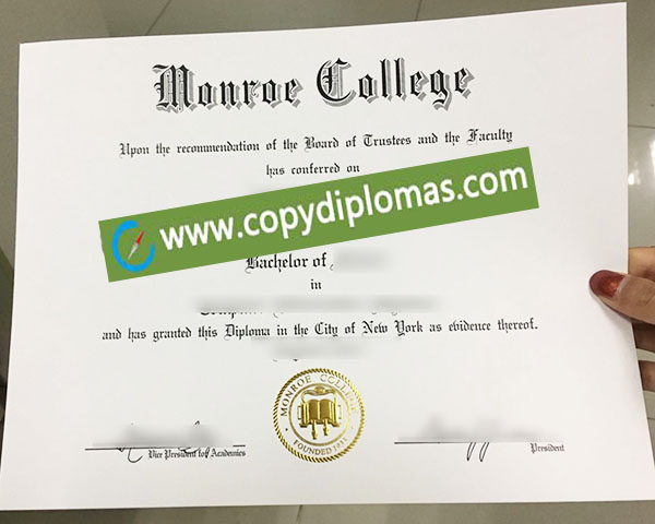 Monroe College degree