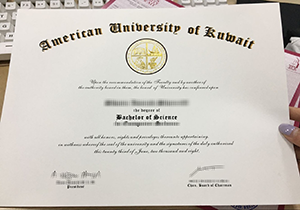 American University of Kuwait diploma