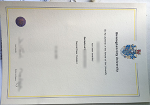 Birmingham City University diploma