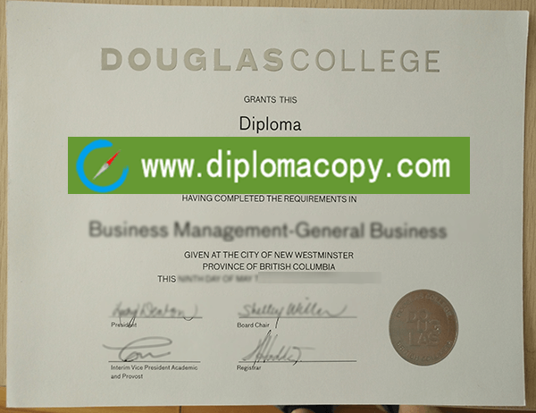 Douglas College diploma