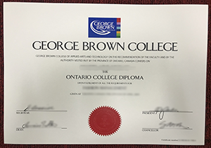 George Brown College fake diploma