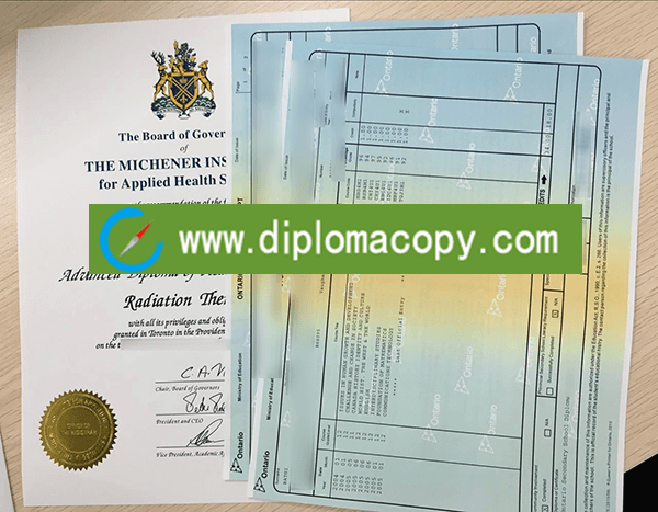 Buy fake Michener Institute diploma and transcript