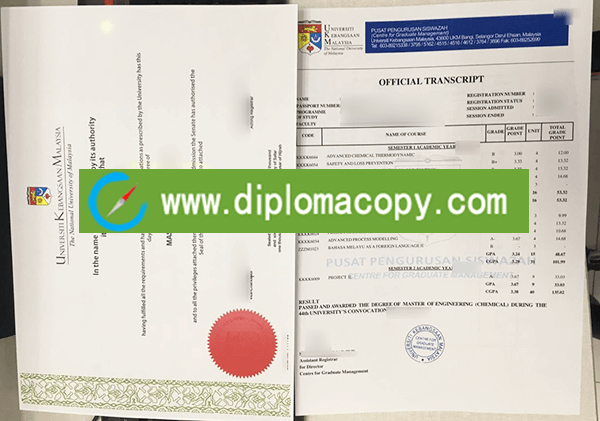 National University of Malaysia fake degree, National University of Malaysia transcript