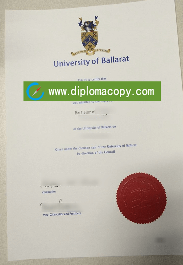 Buy University of Ballarat fake diploma