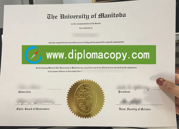 University of Manitoba diploma