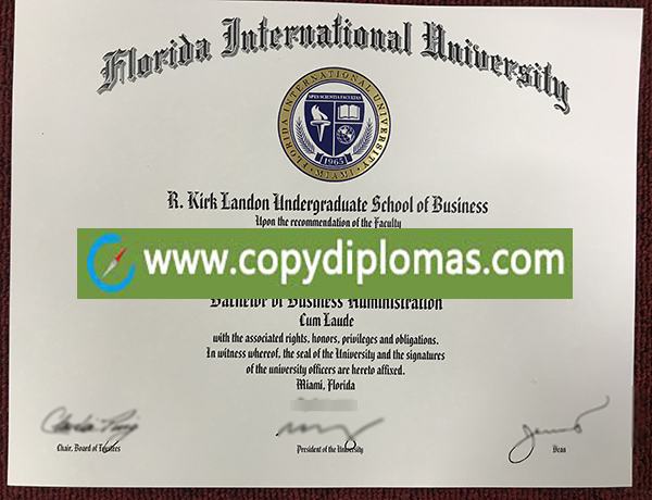 Florida International University degree