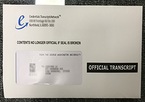 George Washington University envelope