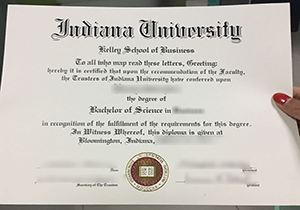 Indiana University diploma