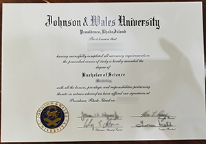 Johnson & Wales University diploma