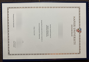 Edinburgh Napier University diploma