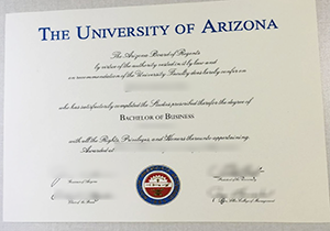 University of Arizona diploma