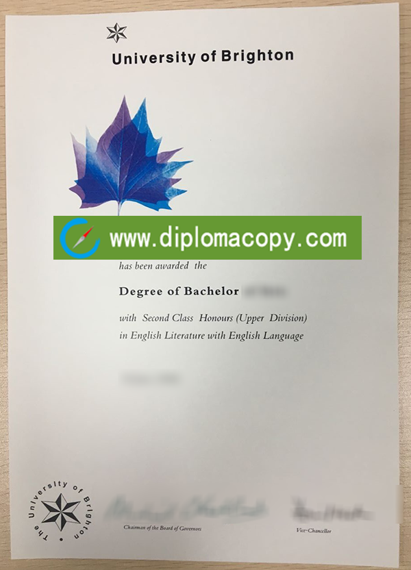 University of Brighton diploma