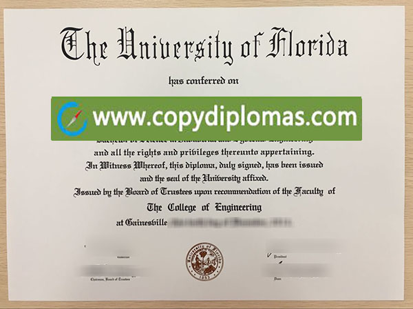 University of Florida diploma