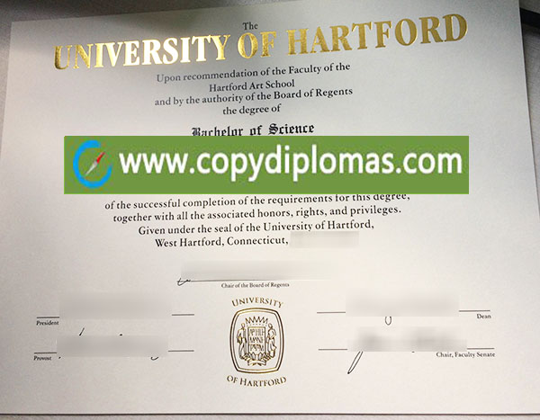 University of Hartford diploma