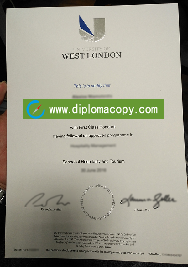 University of West London degree