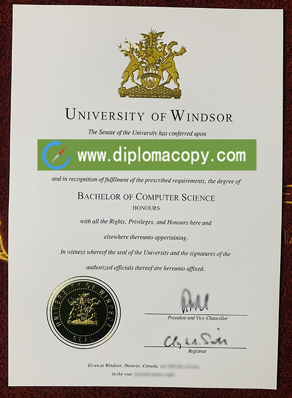 University of Windsor degree