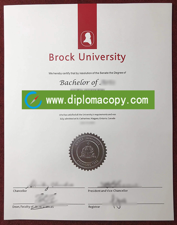 Brock University degree