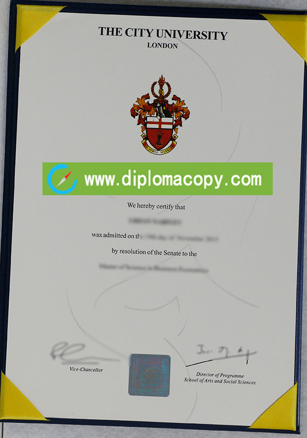 City University of London diploma