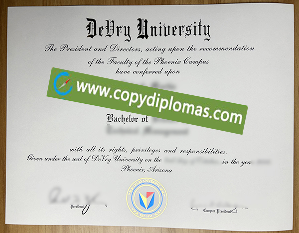 DeVry University degree