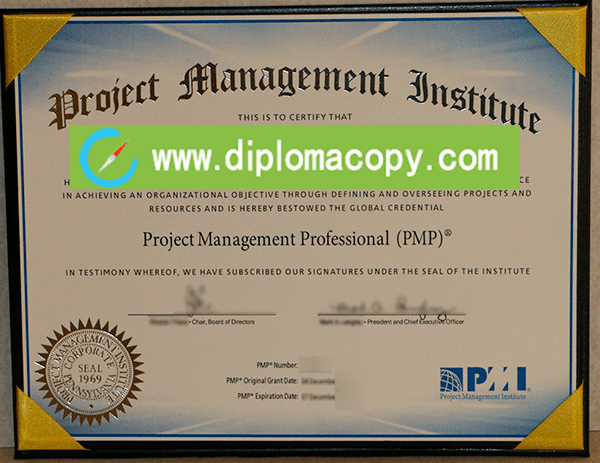 Project Management Professional certificate