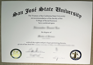 SJSU diploma