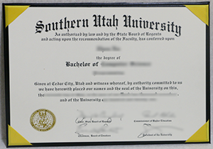 Southern Utah University diploma