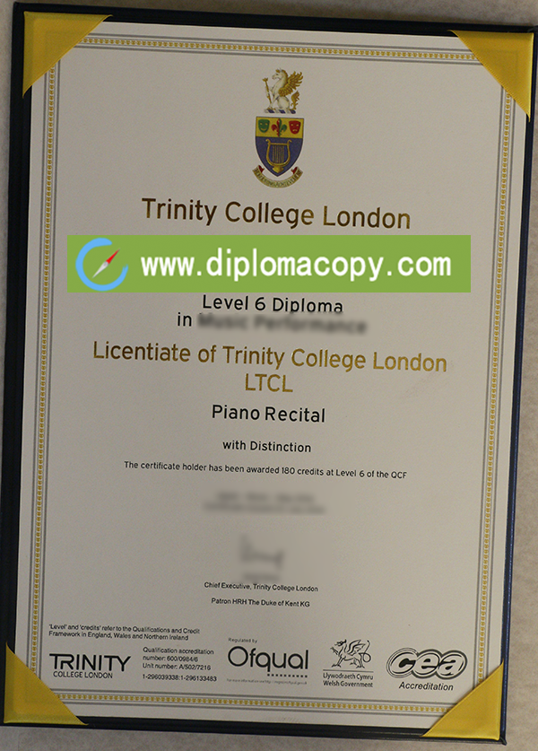 Trinity College London diploma