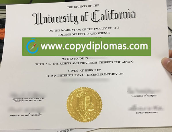 UC Berkeley diploma